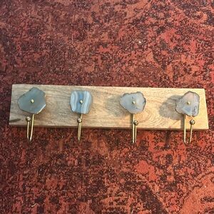 Blue agate hooks